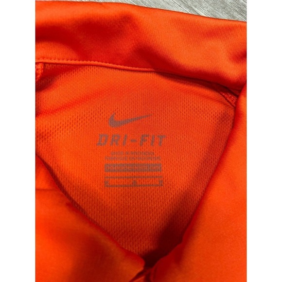 Nike Dri Fit Polo Shirt Mens Medium Orange Oregon State Activities Association - Picture 2 of 7